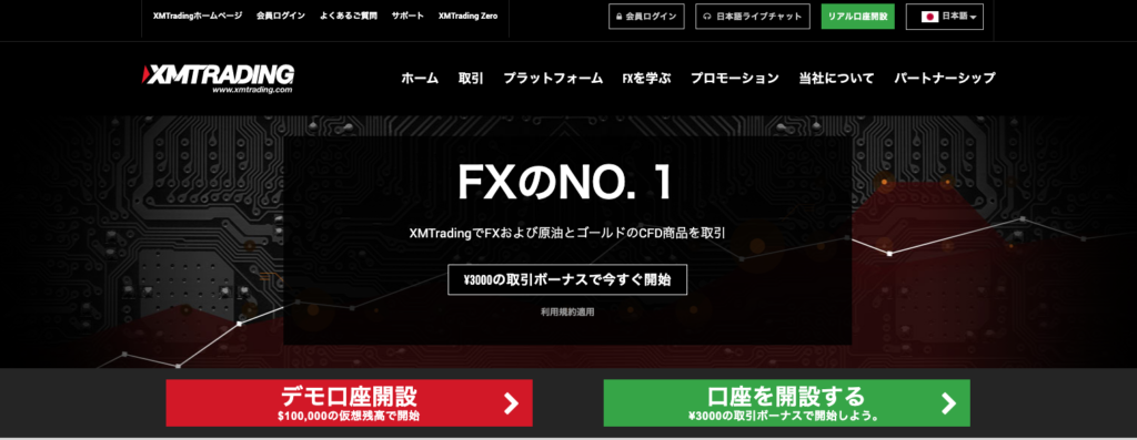 安全に海外FXを始めるうえでおすすめの海外FX業者「XM」